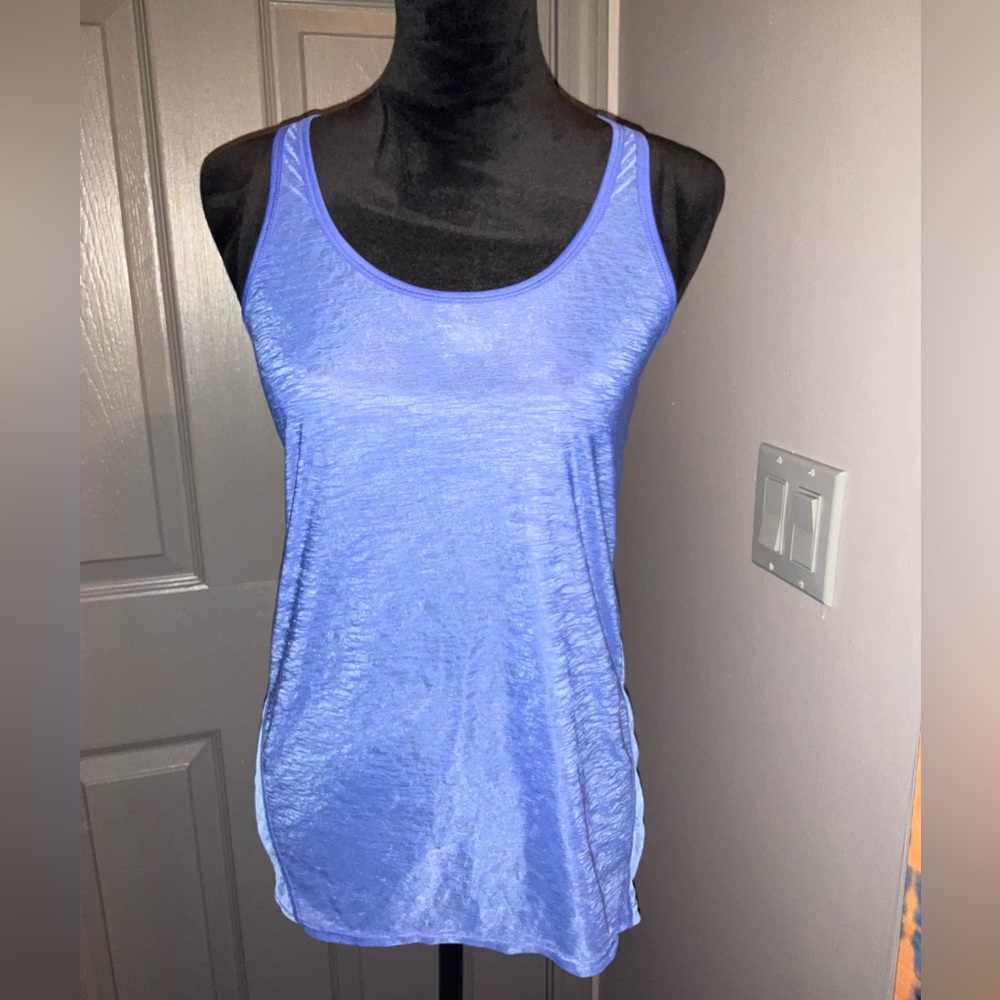 Champion small blue yoga tank